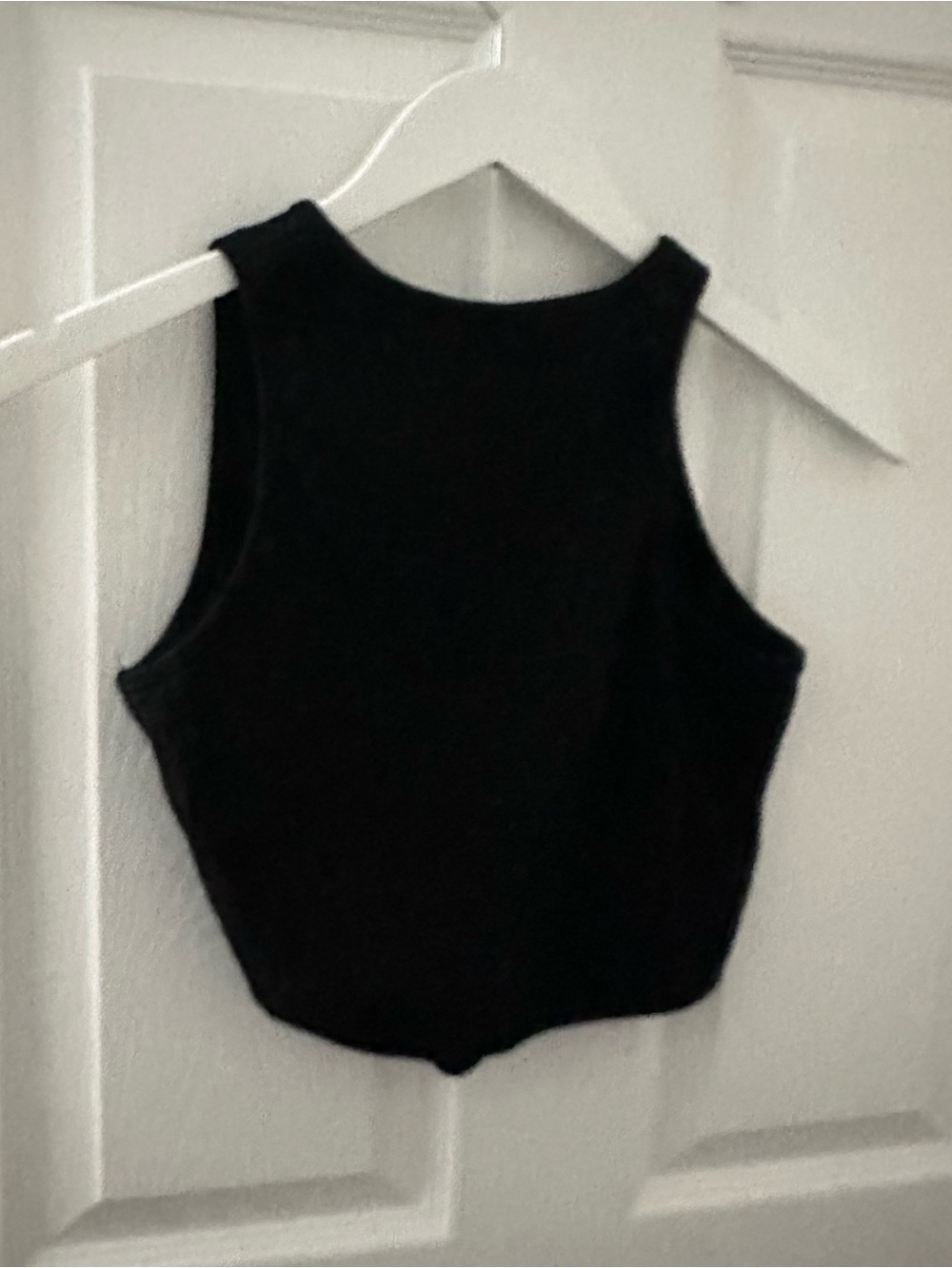 Black Cropped Top - Picture 6 of 6